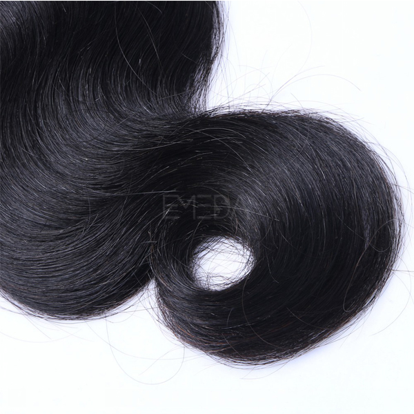 Natural color body wave hair weaving bundle large stock CX052